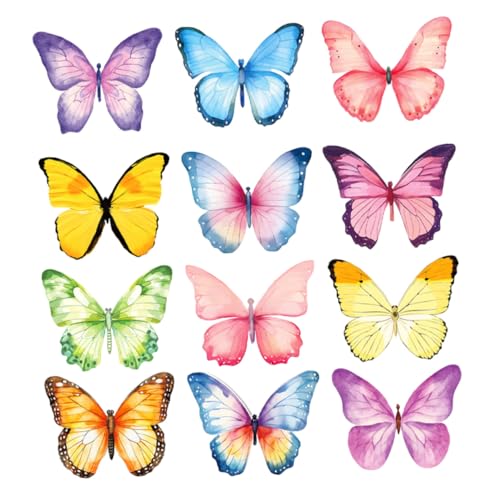 Tofficu 12 Stück Teiliges Memo Pads mit Aquarell Schmetterlingsdesign Selbstklebende Papeterie Notizzettel für Büro Schule und Zuhause Wiederablösbar Langlebig und Vielseitig für Tofficu 12 Stück Teiliges Memo Pads mit Aquarell Schmetterlingsdesign Selbstklebende Papeterie Notizzettel für Büro Schule und Zuhause Wiederablösbar Langlebig und Vielseitig für von Tofficu