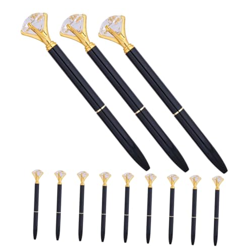 Tofficu 12 Stück Teiliges Metall-Kugelschreiber mit Schwarzer Tinte Glattes Schreiben Stilvolles Design mit Strass Langlebig und Vielseitig für Büro Schule Hochzeit Geschenke für Frauen Tofficu 12 Stück Teiliges Metall-Kugelschreiber mit Schwarzer Tinte Glattes Schreiben Stilvolles Design mit Strass Langlebig und Vielseitig für Büro Schule Hochzeit Geschenke für Frauen von Tofficu
