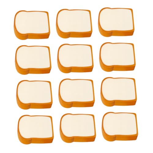 Tofficu 12 Stück Teiliges Niedlicher Toastbrot Radiergummis für Schüler Cartoonartige Brotform Langlebig und Sicher für Praktische und Kreative Schulmaterialien Tofficu 12 Stück Teiliges Niedlicher Toastbrot Radiergummis für Schüler Cartoonartige Brotform Langlebig und Sicher für Praktische und Kreative Schulmaterialien von Tofficu
