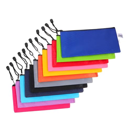 Tofficu 12 Stück Teiliges Oxford Reißverschluss Täschchen Bunte Aufbewahrungstaschen für Schüler Büro Organizer Vielseitig und Reißfest Tofficu 12 Stück Teiliges Oxford Reißverschluss Täschchen Bunte Aufbewahrungstaschen für Schüler Büro Organizer Vielseitig und Reißfest von Tofficu