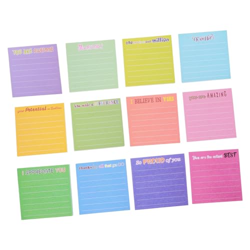 Tofficu 12 Stück Teiliges Selbstklebender Klebezettel mit Linierten Memo Pads Stark Haftend Wiederablösbar Vielseitig für Büro Schule und Zuhause Glattes Beidseitig Beschreibbar Tofficu 12 Stück Teiliges Selbstklebender Klebezettel mit Linierten Memo Pads Stark Haftend Wiederablösbar Vielseitig für Büro Schule und Zuhause Glattes Beidseitig Beschreibbar von Tofficu