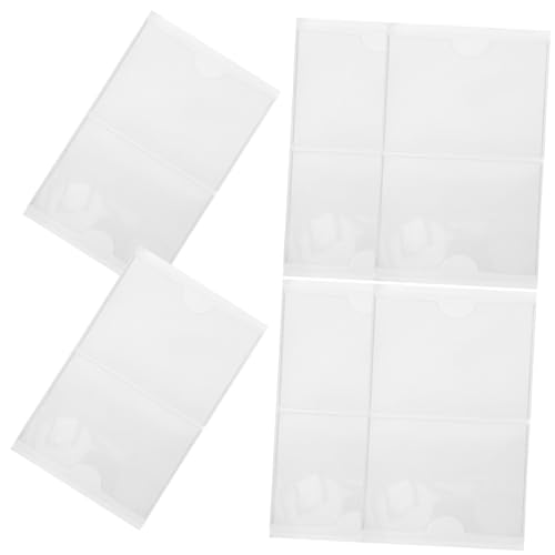 Tofficu 12 Stück Teiliges Selbstklebendes Transparentes Kartenhalter aus Stabilem PVC Widerstandsfähige Etiketten Hüllen mit Stark Haftender Rückseite zum Organisieren und Schutz von Tofficu 12 Stück Teiliges Selbstklebendes Transparentes Kartenhalter aus Stabilem PVC Widerstandsfähige Etiketten Hüllen mit Stark Haftender Rückseite zum Organisieren und Schutz von von Tofficu