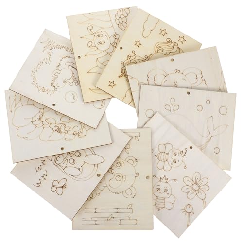 Tofficu 12 Stück Teiliges Unvollendeter Holzscheiben mit Vorgestanzten Tierformen Bemalbare Holzplatten aus Naturholz Vielseitig für DIY Bastelprojekte Malaktivitäten und Kreative Tofficu 12 Stück Teiliges Unvollendeter Holzscheiben mit Vorgestanzten Tierformen Bemalbare Holzplatten aus Naturholz Vielseitig für DIY Bastelprojekte Malaktivitäten und Kreative von Tofficu