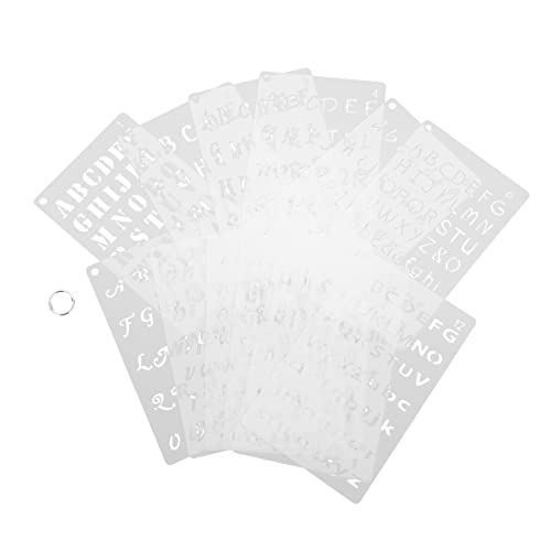 Tofficu 12 Stück Teiliges Wiederverwendbare Buchstaben Zahlen schablonen aus Robustem Kunststoff für Malerei Bastelarbeiten und DIY projekte Langlebig und Vielseitig für Erwachsene Tofficu 12 Stück Teiliges Wiederverwendbare Buchstaben Zahlen schablonen aus Robustem Kunststoff für Malerei Bastelarbeiten und DIY projekte Langlebig und Vielseitig für Erwachsene von Tofficu