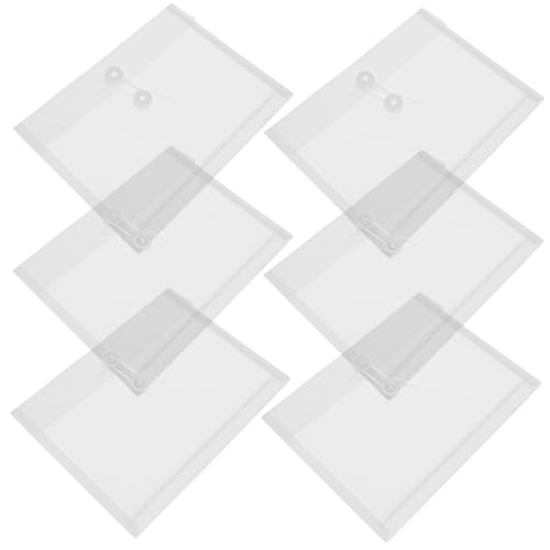 Tofficu 12 Stück Umschlagordner aktenmappe aktenordner aufbewahrungsbeutel Ablageordner büromaterial Fallensteller Bindemittel sperren Knopf Dateiorganisator Office-Dateiordner Transparent Tofficu 12 Stück Umschlagordner aktenmappe aktenordner aufbewahrungsbeutel Ablageordner büromaterial Fallensteller Bindemittel sperren Knopf Dateiorganisator Office-Dateiordner Transparent von Tofficu