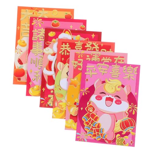 Tofficu 120 Stück Rote Umschläge Pferd für Chinesisches Neujahr Traditionelle Hongbao Geldumschläge für Lunar Year Hochzeit Frühlingsfest Geschenkumschläge Tofficu 120 Stück Rote Umschläge Pferd für Chinesisches Neujahr Traditionelle Hongbao Geldumschläge für Lunar Year Hochzeit Frühlingsfest Geschenkumschläge von Tofficu