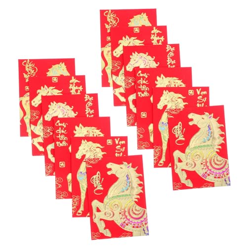 Tofficu 120 Stück Rote Umschläge Vietnamesisches Neujahr Jahr Des Pferdes Papier Hong Bao Glücksgeldumschläge für Frühlingsfest Geburtstag Party Traditionelle Geldtaschen Tofficu 120 Stück Rote Umschläge Vietnamesisches Neujahr Jahr Des Pferdes Papier Hong Bao Glücksgeldumschläge für Frühlingsfest Geburtstag Party Traditionelle Geldtaschen von Tofficu