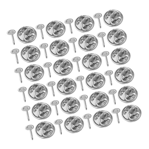 Tofficu 120 Stück Schmetterlings Clutch Befestigungen für Anstecknadeln Broschen und Krawatten Robuste Kupfer Krawattennadeln Vielseitige Zubehörteile für Kreative Anwendungen von Tofficu