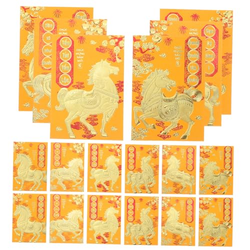 Tofficu 120 Stück Vietnamesische Neujahrsumschläge Jahr Des Pferdes Gelbe Geldumschläge für Lunar Fest Hochzeitsgeschenke Traditionelle Xi Hongbao Geldgeschenkumschläge Tofficu 120 Stück Vietnamesische Neujahrsumschläge Jahr Des Pferdes Gelbe Geldumschläge für Lunar Fest Hochzeitsgeschenke Traditionelle Xi Hongbao Geldgeschenkumschläge von Tofficu