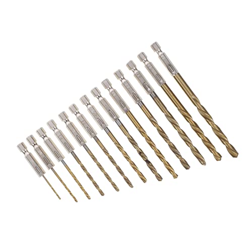 Tofficu 13 Stück Bohrer-set Twist Mauerwerk Bohrer Aus Zement Mehrzweck-spiralbohrer Betonbohrer Verdrehte Bohrer Sechskant-spiralbohrer Ziegelbohrer Sechskantbohrer Stahl Tofficu 13 Stück Bohrer-set Twist Mauerwerk Bohrer Aus Zement Mehrzweck-spiralbohrer Betonbohrer Verdrehte Bohrer Sechskant-spiralbohrer Ziegelbohrer Sechskantbohrer Stahl von Tofficu