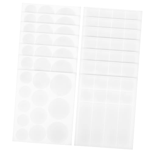Tofficu 14 Blatt Punktpaste große Aufkleber einseitig Doppelseitiger Klebebandkreis Doppelseitiges Klebeband für Kleidung klebriger Montagekitt runder Aufkleber DOTS -Aufkleber Acryl Weiß Tofficu 14 Blatt Punktpaste große Aufkleber einseitig Doppelseitiger Klebebandkreis Doppelseitiges Klebeband für Kleidung klebriger Montagekitt runder Aufkleber DOTS -Aufkleber Acryl Weiß von Tofficu