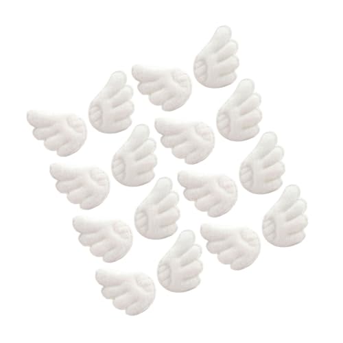 Tofficu 15 Paare Weiße Engel Flügel Aufnäher zum Aufnähen Langlebige DIY Kleidung Applikationen Süße Sticker für Kinderbekleidung Schuhe Hüte Tofficu 15 Paare Weiße Engel Flügel Aufnäher zum Aufnähen Langlebige DIY Kleidung Applikationen Süße Sticker für Kinderbekleidung Schuhe Hüte von Tofficu