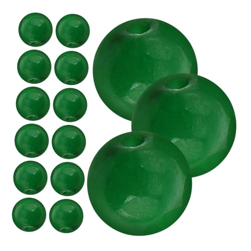 Tofficu 15 Pcs Grüne Runde Perlen Für DIY -basteln Glatte Abstandshalterperlen Für Schmuckarmbänder Halsketten Schlüsselbund Anhänger Machen Tofficu 15 Pcs Grüne Runde Perlen Für DIY -basteln Glatte Abstandshalterperlen Für Schmuckarmbänder Halsketten Schlüsselbund Anhänger Machen von Tofficu
