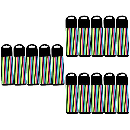 Tofficu 15 Sätze Dünne fluoreszierende Haftnotizen Glitzer-Highlighter löschbare Markierungen Neon büroartikel büromaterial lesezeichen Buch-Klebestreifen Seitenmarkierungen das Haustier Tofficu 15 Sätze Dünne fluoreszierende Haftnotizen Glitzer-Highlighter löschbare Markierungen Neon büroartikel büromaterial lesezeichen Buch-Klebestreifen Seitenmarkierungen das Haustier von Tofficu