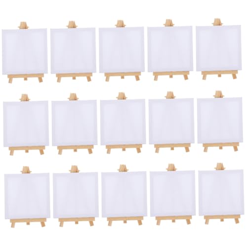 Tofficu 15 Sätze Teiliges Mini mit Kleinen Holzrahmen und Staffeleien Blanko Malunterlagen Kreative DIY Malrahmen für Anfänger Künstler und Bastelprojekte Geeignet für Öl und Tofficu 15 Sätze Teiliges Mini mit Kleinen Holzrahmen und Staffeleien Blanko Malunterlagen Kreative DIY Malrahmen für Anfänger Künstler und Bastelprojekte Geeignet für Öl und von Tofficu