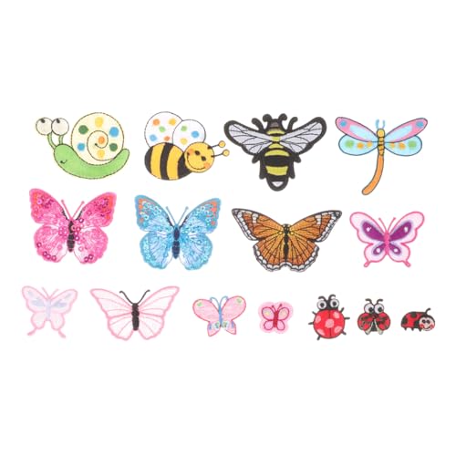 Tofficu 15 Stück Teiliges Stickerei Bügelflicken mit Schmetterlings und Tiermotiven Bügelfähige DIY Patches zum Reparieren und Verzieren von Kleidung Taschen Schuhen und Textilien Tofficu 15 Stück Teiliges Stickerei Bügelflicken mit Schmetterlings und Tiermotiven Bügelfähige DIY Patches zum Reparieren und Verzieren von Kleidung Taschen Schuhen und Textilien von Tofficu