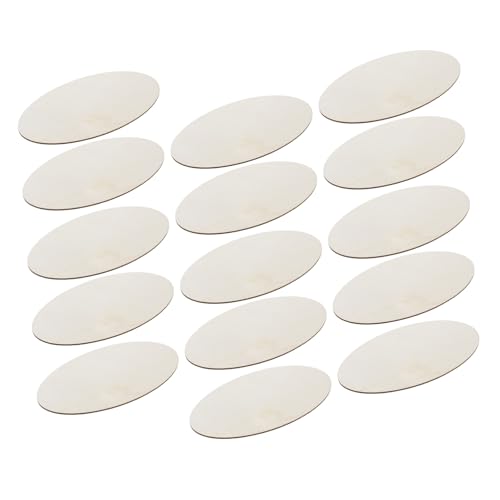 Tofficu 15 Stück Teiliges Unbehandelte Basswood holzplatten Oval Lasergeschnittene Splintfreie DIY holzscheiben für Bemalen Schnitzen Basteln Schulprojekte und Modellbau Tofficu 15 Stück Teiliges Unbehandelte Basswood holzplatten Oval Lasergeschnittene Splintfreie DIY holzscheiben für Bemalen Schnitzen Basteln Schulprojekte und Modellbau von Tofficu