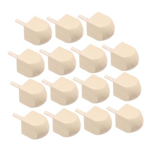 Tofficu 15 Stück Teiliges Unbemalter Holz Dreidel zum Dekorieren für Hanukkah Diy Handbemalte Bastelidee für Erwachsene Leicht und Tragbar Tofficu 15 Stück Teiliges Unbemalter Holz Dreidel zum Dekorieren für Hanukkah Diy Handbemalte Bastelidee für Erwachsene Leicht und Tragbar von Tofficu