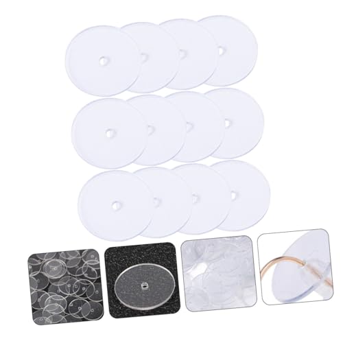 Tofficu 150 Stück Ohrstecker Verschlüsse Ohrläppchen Stützflicken Weich Schmerzfrei für Damen DIY Ohrring Zubehör Komfortable Ohrschutz Pads von Tofficu