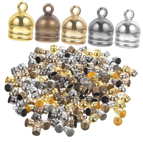 Tofficu 150 Stück Teiliges Schmuck Endkappen für Armbänder und Halsketten Hochwertige Metallabschlüsse für DIY Tasseln und Kordeln Kompatibel mit Spitze und Satin Langlebig und Tofficu 150 Stück Teiliges Schmuck Endkappen für Armbänder und Halsketten Hochwertige Metallabschlüsse für DIY Tasseln und Kordeln Kompatibel mit Spitze und Satin Langlebig und von Tofficu