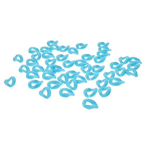 Tofficu 150Stücke Acrylverbindungsringe für DIY Schmuckherstellung Abnehmbare Schnallen Leichte und Langlebige Accessoires für Ohrringe und Armbänder von Tofficu