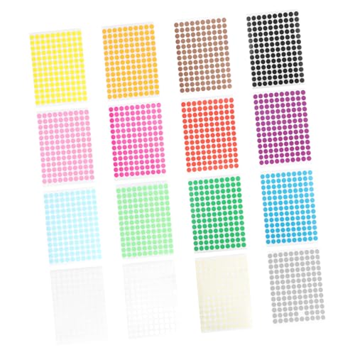 Tofficu 16 Blatt Klebepunkte Farben Selbstklebende Markierungsetiketten für Geschenke Scrapbook Kalender Basteln Halloween Geschenkaufkleber Tofficu 16 Blatt Klebepunkte Farben Selbstklebende Markierungsetiketten für Geschenke Scrapbook Kalender Basteln Halloween Geschenkaufkleber von Tofficu
