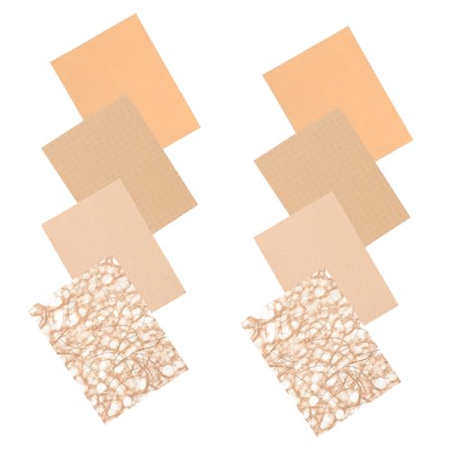 Tofficu 16 Blatt Sammelalbum Journaling Strukturiertes Scrapbook-papier Bastelmaterial Papier Diy-planerpapier Pastell Farbig Texturiert Bastelpapier Schmucklos Papierhandwerk Gittergewebe von Tofficu