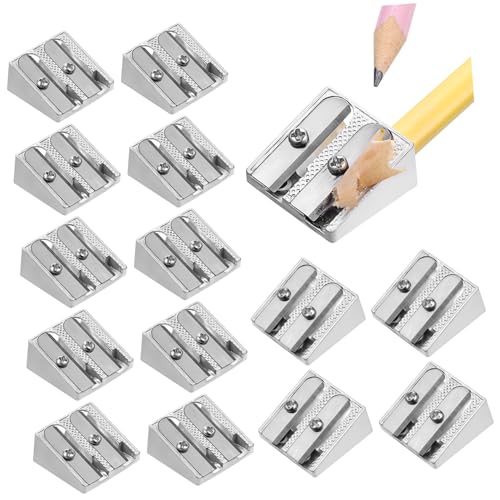 Tofficu 16 Stück Bleistiftspitzer Aus Aluminiumlegierung Bleistifte Für Erwachsene Biegsame Stifte Bleistiftspitzer Handbuch Bleistiftschärfer Küchengeräte Bleistiftspitzer-klassenzimmer Tofficu 16 Stück Bleistiftspitzer Aus Aluminiumlegierung Bleistifte Für Erwachsene Biegsame Stifte Bleistiftspitzer Handbuch Bleistiftschärfer Küchengeräte Bleistiftspitzer-klassenzimmer von Tofficu