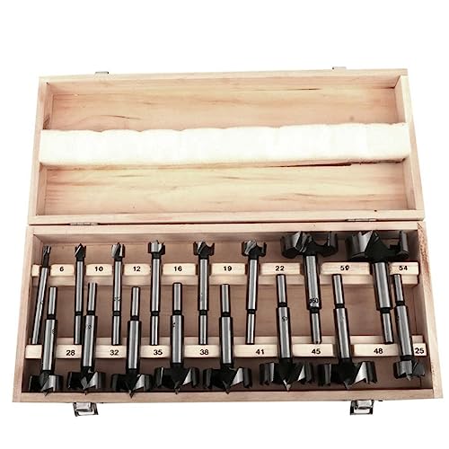 Tofficu 16 Stück Teiliges Flat Wood Drill Bit Set für Holzbohren Verschleißfest und Langlebig Holz Aufbewahrungskassette Geeignet für Holz Kunststoff Sperrholz Einfache Installation und Tofficu 16 Stück Teiliges Flat Wood Drill Bit Set für Holzbohren Verschleißfest und Langlebig Holz Aufbewahrungskassette Geeignet für Holz Kunststoff Sperrholz Einfache Installation und von Tofficu