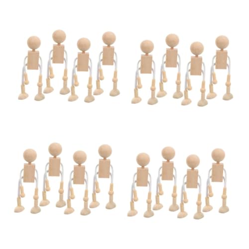 Tofficu 16 Stück Teiliges Holzroboter DIY für Unbemalte Figuren Massivem Holz Glatt Geschliffen zum Bemalen und Kreativen Gestalten Fördert Feinmotorik und Fantasie Vielseitiges Tofficu 16 Stück Teiliges Holzroboter DIY für Unbemalte Figuren Massivem Holz Glatt Geschliffen zum Bemalen und Kreativen Gestalten Fördert Feinmotorik und Fantasie Vielseitiges von Tofficu