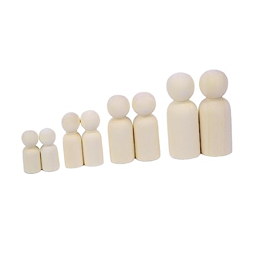 Tofficu 16 Stück Teiliges Unbemalter Holzpuppen für DIY mit Holzfiguren zum Bemalen für Kreative Projekte und Pädagogisches Tofficu 16 Stück Teiliges Unbemalter Holzpuppen für DIY mit Holzfiguren zum Bemalen für Kreative Projekte und Pädagogisches von Tofficu