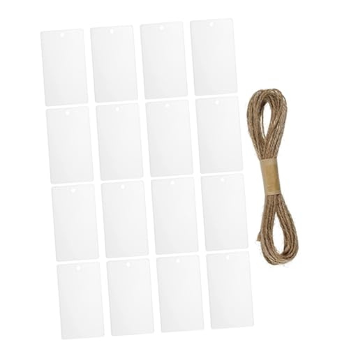 Tofficu 16 Stück Teiliges Weiße Acryl Körbe Etiketten mit Aufhängeschnur Flexible und Langlebige Organizer Hängeetiketten für Küchen Haushaltsaufbewahrung Praktische Beschriftungslösung Tofficu 16 Stück Teiliges Weiße Acryl Körbe Etiketten mit Aufhängeschnur Flexible und Langlebige Organizer Hängeetiketten für Küchen Haushaltsaufbewahrung Praktische Beschriftungslösung von Tofficu