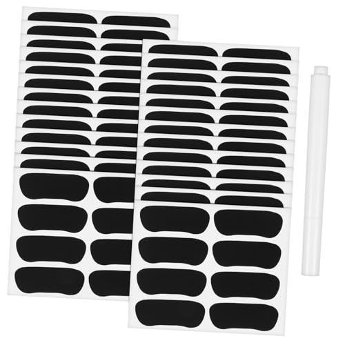Tofficu 160 Stück Augen Aufkleber Schwarz Sportlich Haftend Baseball Eye Under Eye Strips mit Weißem Stift PVC Selbstklebend Für Intensive Spiele Tofficu 160 Stück Augen Aufkleber Schwarz Sportlich Haftend Baseball Eye Under Eye Strips mit Weißem Stift PVC Selbstklebend Für Intensive Spiele von Tofficu