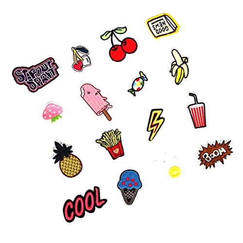 Tofficu 16Stücke DIY Stickerei Patches Gestickte Aufkleber Für Kleidung Jeans T Shirts Und Taschen Dekorative Applikationen Für Nähprojekte Und Upcycling Tofficu 16Stücke DIY Stickerei Patches Gestickte Aufkleber Für Kleidung Jeans T Shirts Und Taschen Dekorative Applikationen Für Nähprojekte Und Upcycling von Tofficu