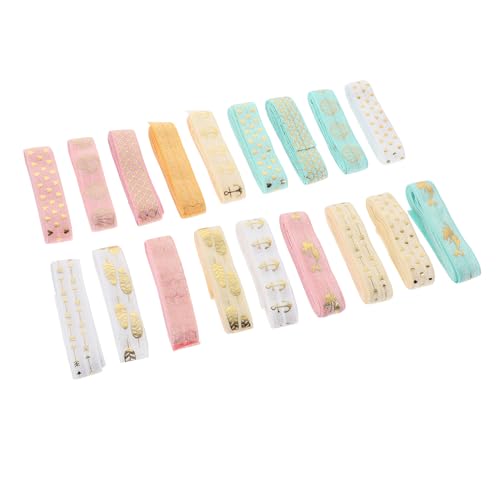 Tofficu 18 Stück Teiliges Elastisches DIY band Bunt Bedruckt Vielseitiges Gummiband zum Nähen Basteln und Handarbeiten Elastisches Ziergummiband für Schmuck und Haarschmuck Praktische Tofficu 18 Stück Teiliges Elastisches DIY band Bunt Bedruckt Vielseitiges Gummiband zum Nähen Basteln und Handarbeiten Elastisches Ziergummiband für Schmuck und Haarschmuck Praktische von Tofficu
