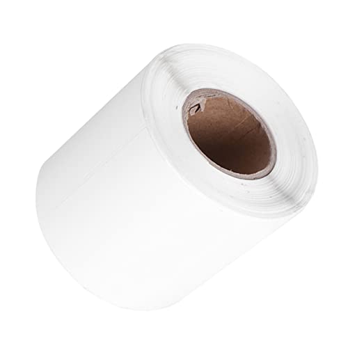 Tofficu 1Rolle Aufkleber Druckpapier Barcodepapier für Thermodrucker Selbstklebend für Organisation und Beschriftung von Tofficu