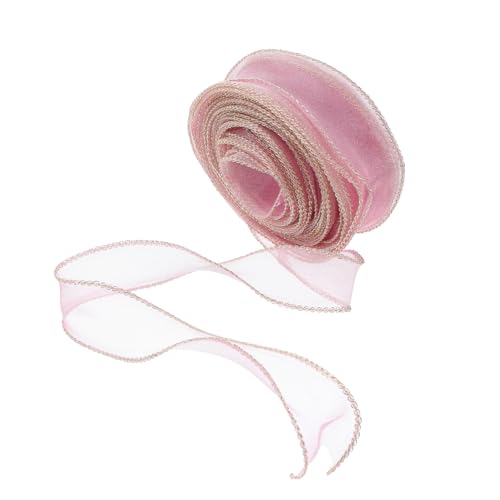 Tofficu 1Rolle Blumenband Chiffon mit Goldrand Lange Breit für Geschenkverpackungen Hochzeitsdekoration und DIY Projekte Vielseitig Einsetzbar Elegantes Tofficu 1Rolle Blumenband Chiffon mit Goldrand Lange Breit für Geschenkverpackungen Hochzeitsdekoration und DIY Projekte Vielseitig Einsetzbar Elegantes von Tofficu