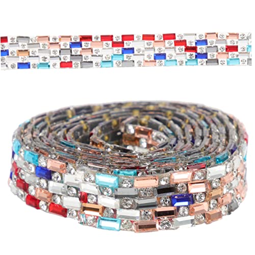 Tofficu 1Rolle Strassband Selbstklebend DIY Dekoband für Kleidung Taschen und Hochzeiten Reihig Breit Heißschmelzkleber für Einfache Anwendung Transparentes Design Tofficu 1Rolle Strassband Selbstklebend DIY Dekoband für Kleidung Taschen und Hochzeiten Reihig Breit Heißschmelzkleber für Einfache Anwendung Transparentes Design von Tofficu