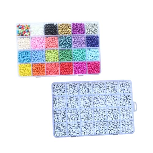 Tofficu 1Satz DIY Perlen für Schmuckherstellung Farben Buchstabenperlen Unregelmäßige Form für Armbänder und Ohrringe Tofficu 1Satz DIY Perlen für Schmuckherstellung Farben Buchstabenperlen Unregelmäßige Form für Armbänder und Ohrringe von Tofficu