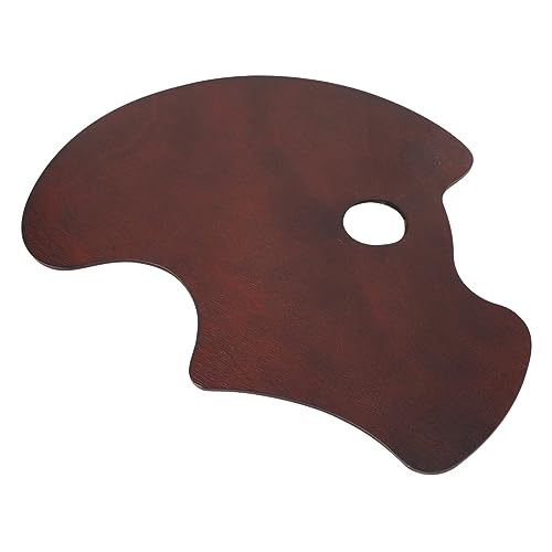 Tofficu 1Stück Künstler Farbmischtablett Holz Ergonomische Palette Nützliches Malzubehör für Maler und Studenten Leicht und Tragbar für Ölmalerei und Projekte Tofficu 1Stück Künstler Farbmischtablett Holz Ergonomische Palette Nützliches Malzubehör für Maler und Studenten Leicht und Tragbar für Ölmalerei und Projekte von Tofficu