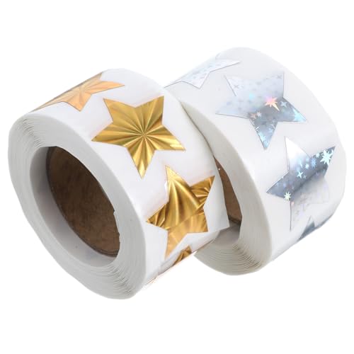 Tofficu 2 Rollen Belohnungs Sternaufkleber Selbstklebende Sterne aus Beschichtetem Schöne Belohnungssticker für Lehrerbedarf und Geschenkverpackung Scrapbooking Basteln Tofficu 2 Rollen Belohnungs Sternaufkleber Selbstklebende Sterne aus Beschichtetem Schöne Belohnungssticker für Lehrerbedarf und Geschenkverpackung Scrapbooking Basteln von Tofficu