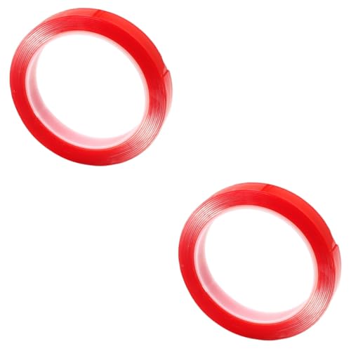 Tofficu 2 Rollen Bürokratie 15mm Breite R25b Hochleistungsband Band Schwere Drinnen Doppelseitiges Klebeband Für Stoff Dasselbe Mehrzweckband Keine Spuren Aufkleber Rot Acrylsäure Tofficu 2 Rollen Bürokratie 15mm Breite R25b Hochleistungsband Band Schwere Drinnen Doppelseitiges Klebeband Für Stoff Dasselbe Mehrzweckband Keine Spuren Aufkleber Rot Acrylsäure von Tofficu