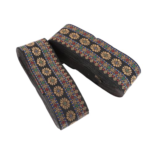 Tofficu 2 Rollen Ethnische Jacquard Webbänder Polyesterband zum Nähen Dekorieren Geschenkverpackung und DIY Bekleidungszubehör Strapazierfähiges Vielseitiges Spitzenband für Handarbeiten Tofficu 2 Rollen Ethnische Jacquard Webbänder Polyesterband zum Nähen Dekorieren Geschenkverpackung und DIY Bekleidungszubehör Strapazierfähiges Vielseitiges Spitzenband für Handarbeiten von Tofficu