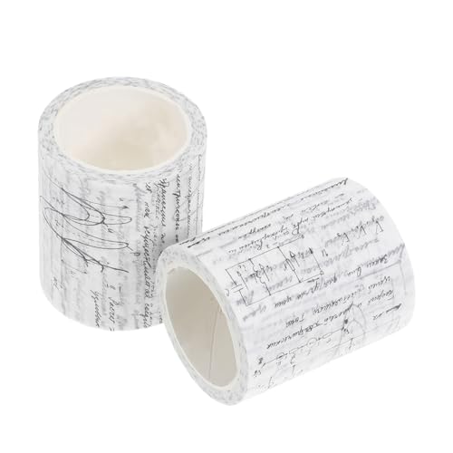 Tofficu 2 Rollen Gothic Washi Tape Vintage Scrapbooking Klebeband Selbstklebend Dekorativ Für DIY Handwerk Planer Geschenkverpackung Kreativgestaltung Tofficu 2 Rollen Gothic Washi Tape Vintage Scrapbooking Klebeband Selbstklebend Dekorativ Für DIY Handwerk Planer Geschenkverpackung Kreativgestaltung von Tofficu