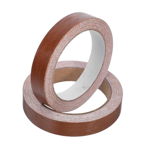 Tofficu 2 Rollen Holzmaserung Klebeband Selbstklebende Reparaturstreifen für Möbelkanten für Diy Möbelverkleidung Schrankreparatur und Bodenanpassung Tofficu 2 Rollen Holzmaserung Klebeband Selbstklebende Reparaturstreifen für Möbelkanten für Diy Möbelverkleidung Schrankreparatur und Bodenanpassung von Tofficu