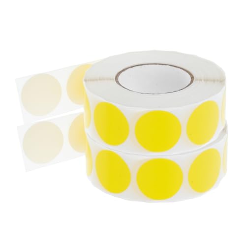 Tofficu 2 Rollen Runde Bunte Selbstklebende Etiketten für Farbcodierung Markierung Preisangabe und Organisation Glänzendes Ablösbar ohne Rückstände für Büro Schule Haushalt Tofficu 2 Rollen Runde Bunte Selbstklebende Etiketten für Farbcodierung Markierung Preisangabe und Organisation Glänzendes Ablösbar ohne Rückstände für Büro Schule Haushalt von Tofficu