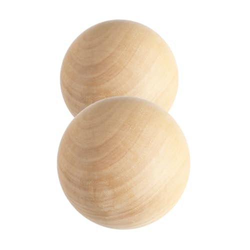 Tofficu 2 STÜCK Holz Craft Bälle Unbehandelte Runde Holz Kugeln für DIY Projekte Malen Schnitzen Party Dekoration und Wohnaccessoires Tofficu 2 STÜCK Holz Craft Bälle Unbehandelte Runde Holz Kugeln für DIY Projekte Malen Schnitzen Party Dekoration und Wohnaccessoires von Tofficu
