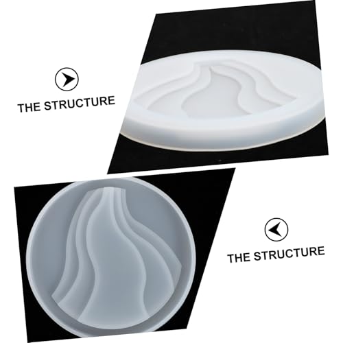 Tofficu 2 STÜCK Teiliges Silikon untersetzer gießform Flexible Wiederverwendbare DIY Silikonform für Harz Glatte Oberfläche Abriebfest für Handgemachte Schmuck Dekorationsprojekte Tofficu 2 STÜCK Teiliges Silikon untersetzer gießform Flexible Wiederverwendbare DIY Silikonform für Harz Glatte Oberfläche Abriebfest für Handgemachte Schmuck Dekorationsprojekte von Tofficu
