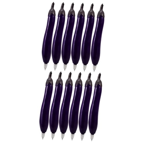 Tofficu 2 Sätze Auberginen-kugelschreiber Süße Schreibstifte Stifte Für Studenten Künstliche Aubergine Neuheitstifte Gemüse Stifte Tragbare Kugelschreiber Magnet Violett 6 Stück * 2 Tofficu 2 Sätze Auberginen-kugelschreiber Süße Schreibstifte Stifte Für Studenten Künstliche Aubergine Neuheitstifte Gemüse Stifte Tragbare Kugelschreiber Magnet Violett 6 Stück * 2 von Tofficu