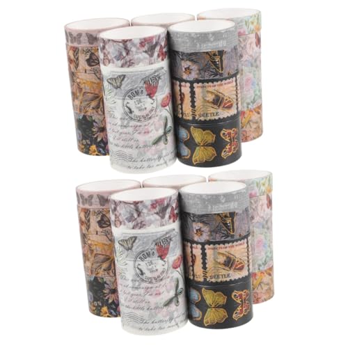 Tofficu 2 Sätze Aufkleber Handmade Washi-tape Washi+-+tape Tagebuchdekoration Diy-klebeband Farbiges Band Papier Klebeband Blumen- Washi Tape Zum Aufzeichnen Washi -bänder 17 Rollen * 2 Tofficu 2 Sätze Aufkleber Handmade Washi-tape Washi+-+tape Tagebuchdekoration Diy-klebeband Farbiges Band Papier Klebeband Blumen- Washi Tape Zum Aufzeichnen Washi -bänder 17 Rollen * 2 von Tofficu